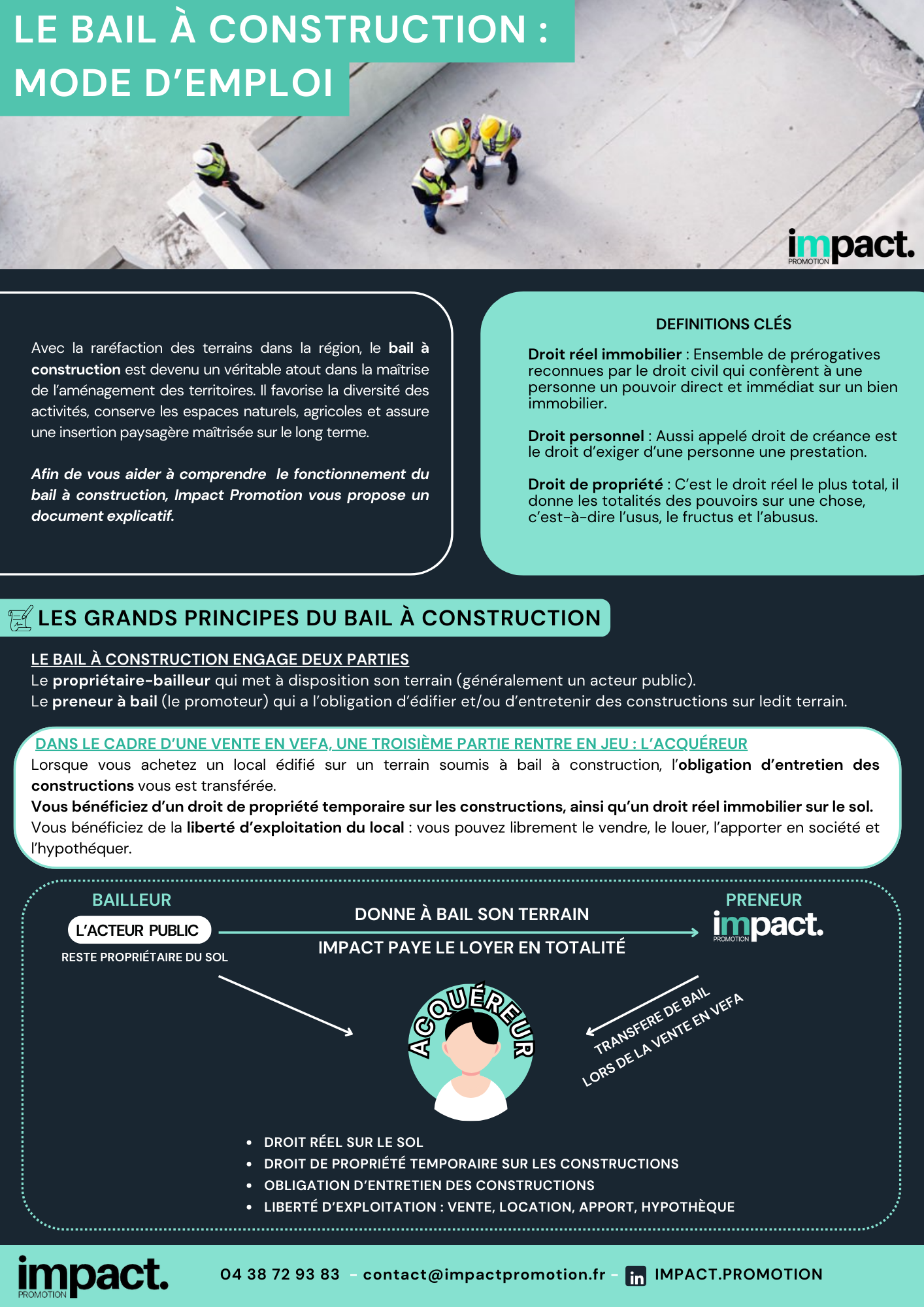 LE BAIL A CONSTRUCTION - NOTE JURIDIQUE